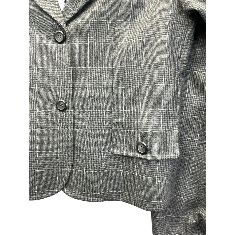 Pendleton 100% Virgin Wool Suit Pants Blazer USA Sz. Blazer 8 Pants-6 X31 Gray - Picture 13 of 16